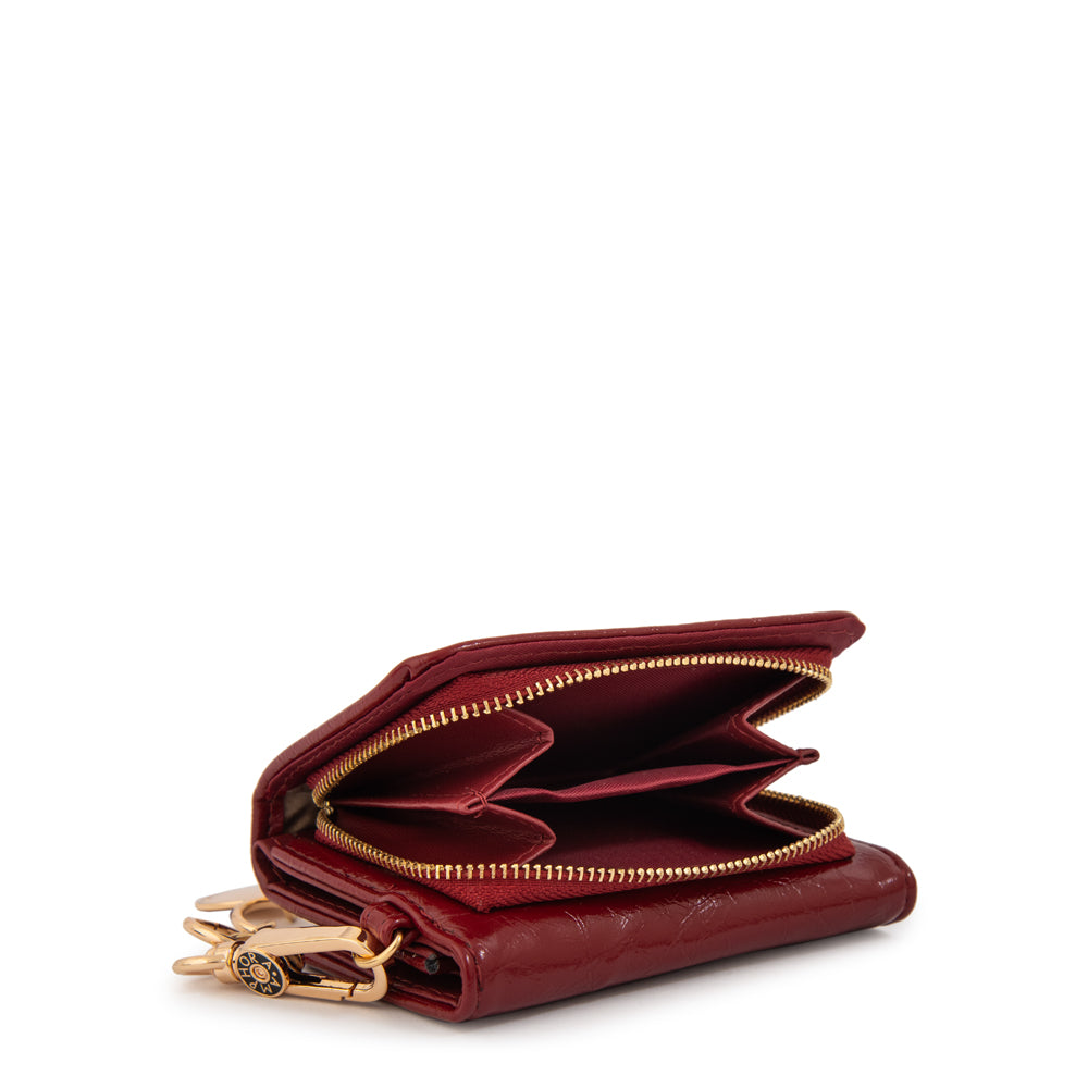Billetera Arlet Rojo Oscuro