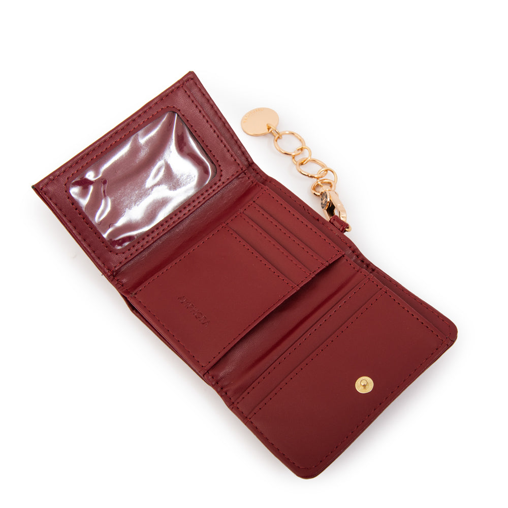 Billetera Arlet Rojo Oscuro