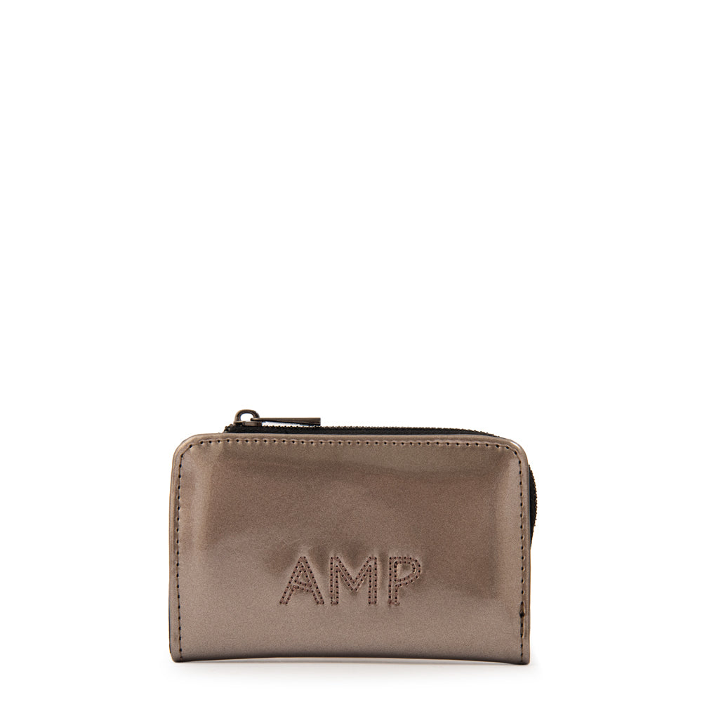Billetera Simple Dara Plateado Oscuro