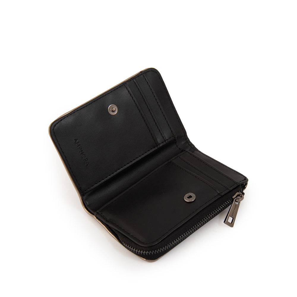 Billetera Simple Dara Plateado Oscuro