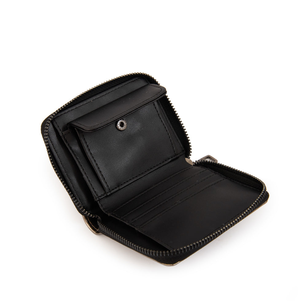 Billetera Monedero Dara Plateado Oscuro