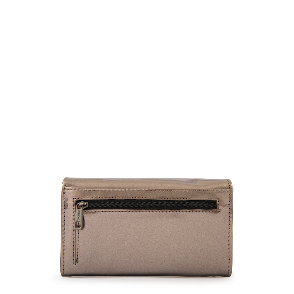 Billetera Dara Plateado Oscuro