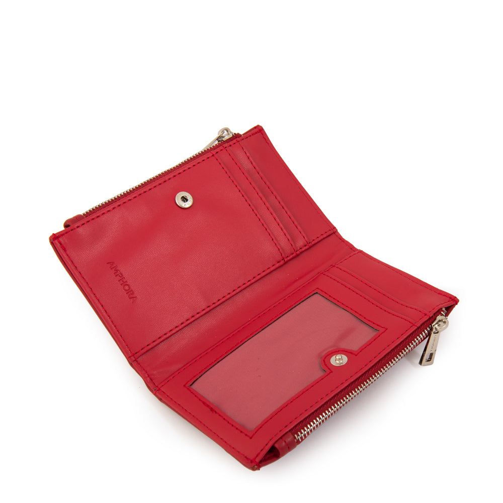 Billetera Doble Zulema Rojo