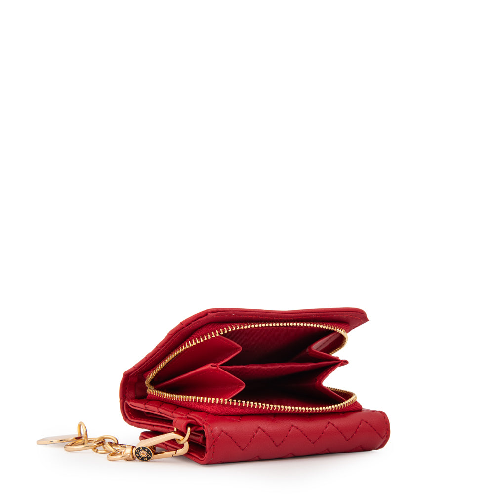 Billetera Pequeña Kirk Rojo
