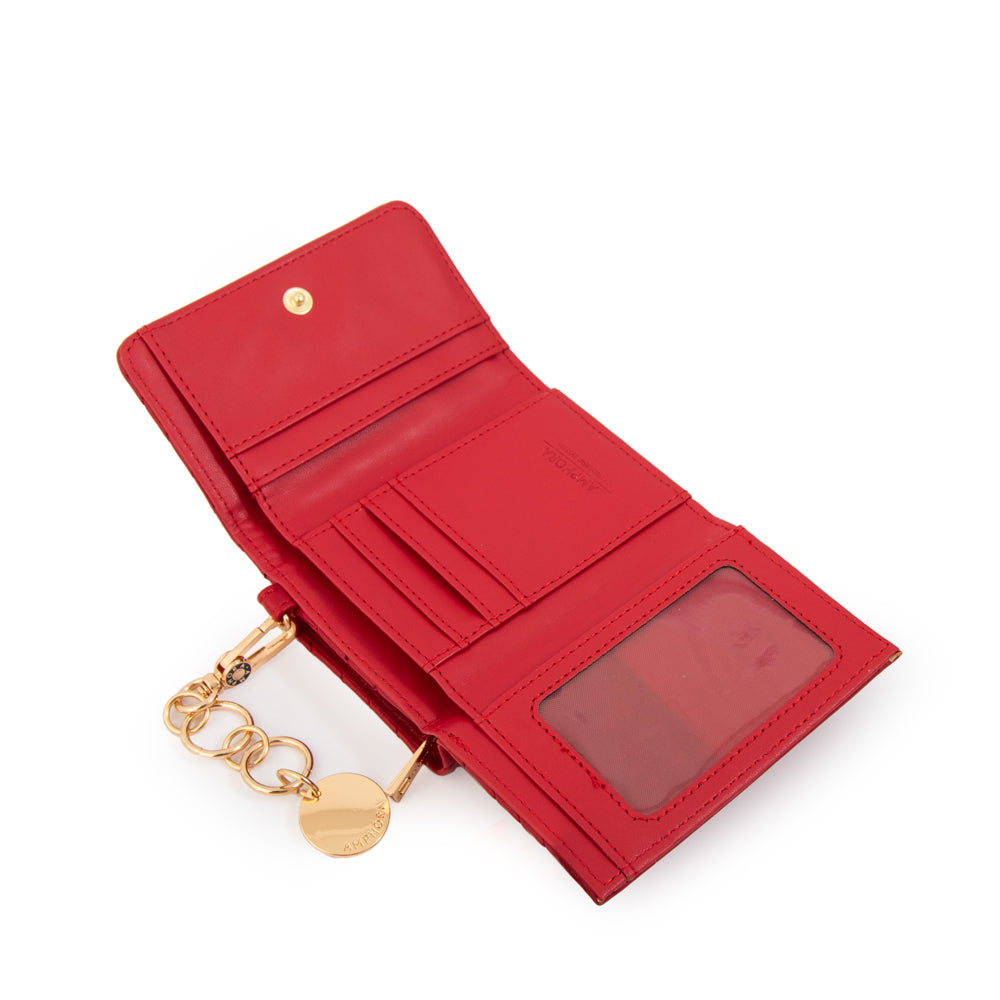 Billetera Pequeña Kirk Rojo