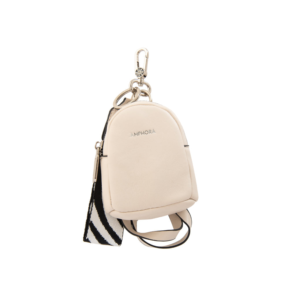 Hanging Monedero Monichi Blanco Crudo