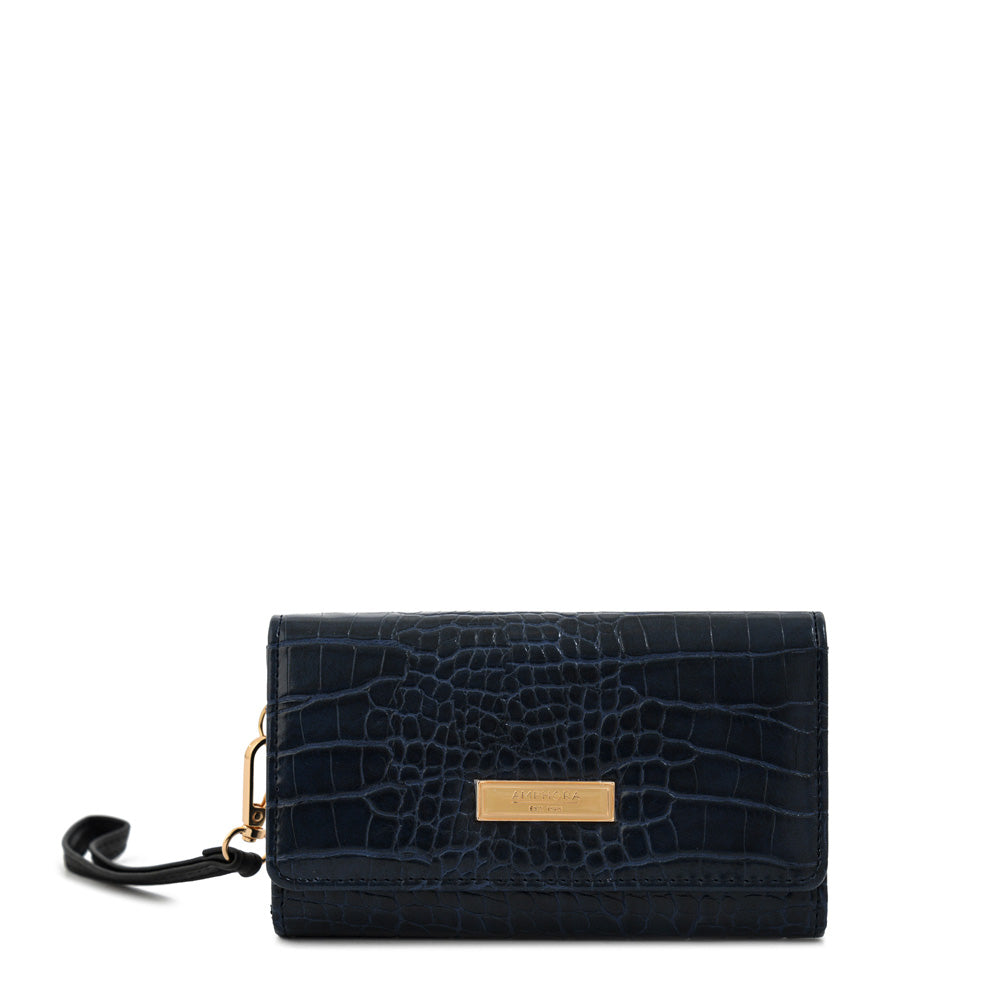 Billetera Acordeon Spencer Azul Oscuro