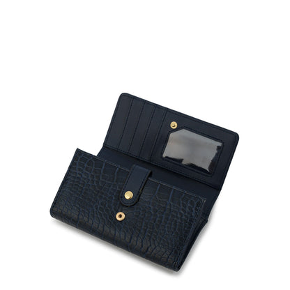 Billetera Acordeon Spencer Azul Oscuro