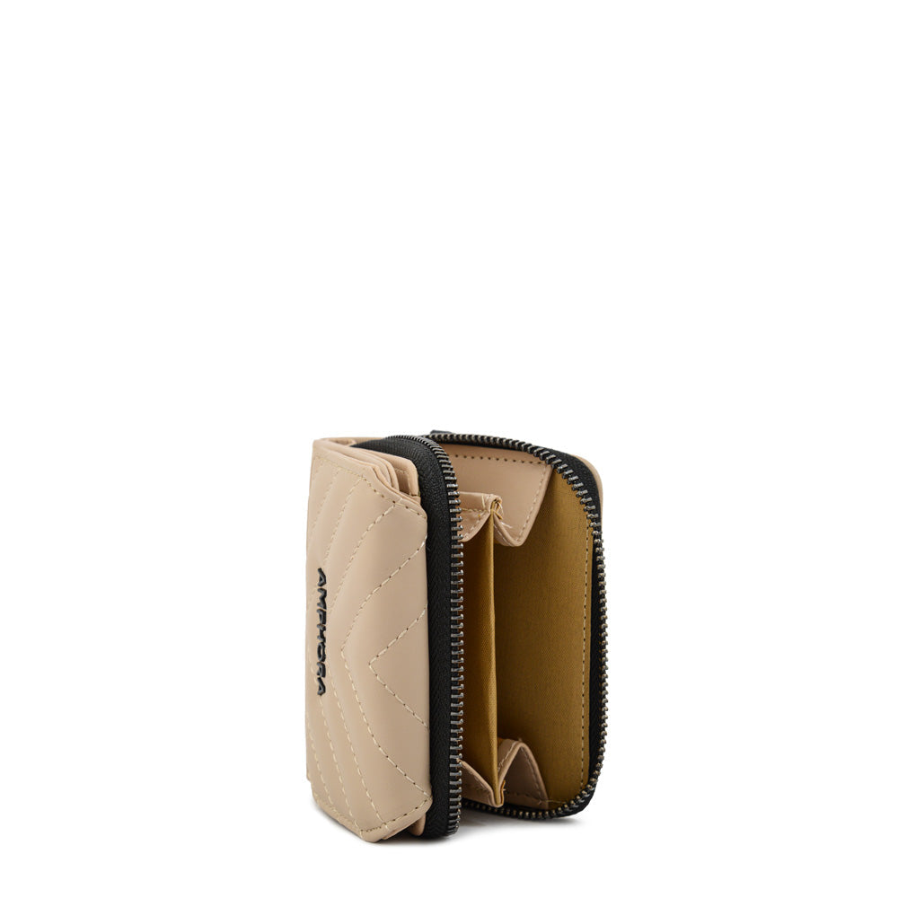 Billetera Pequeña Muller Beige