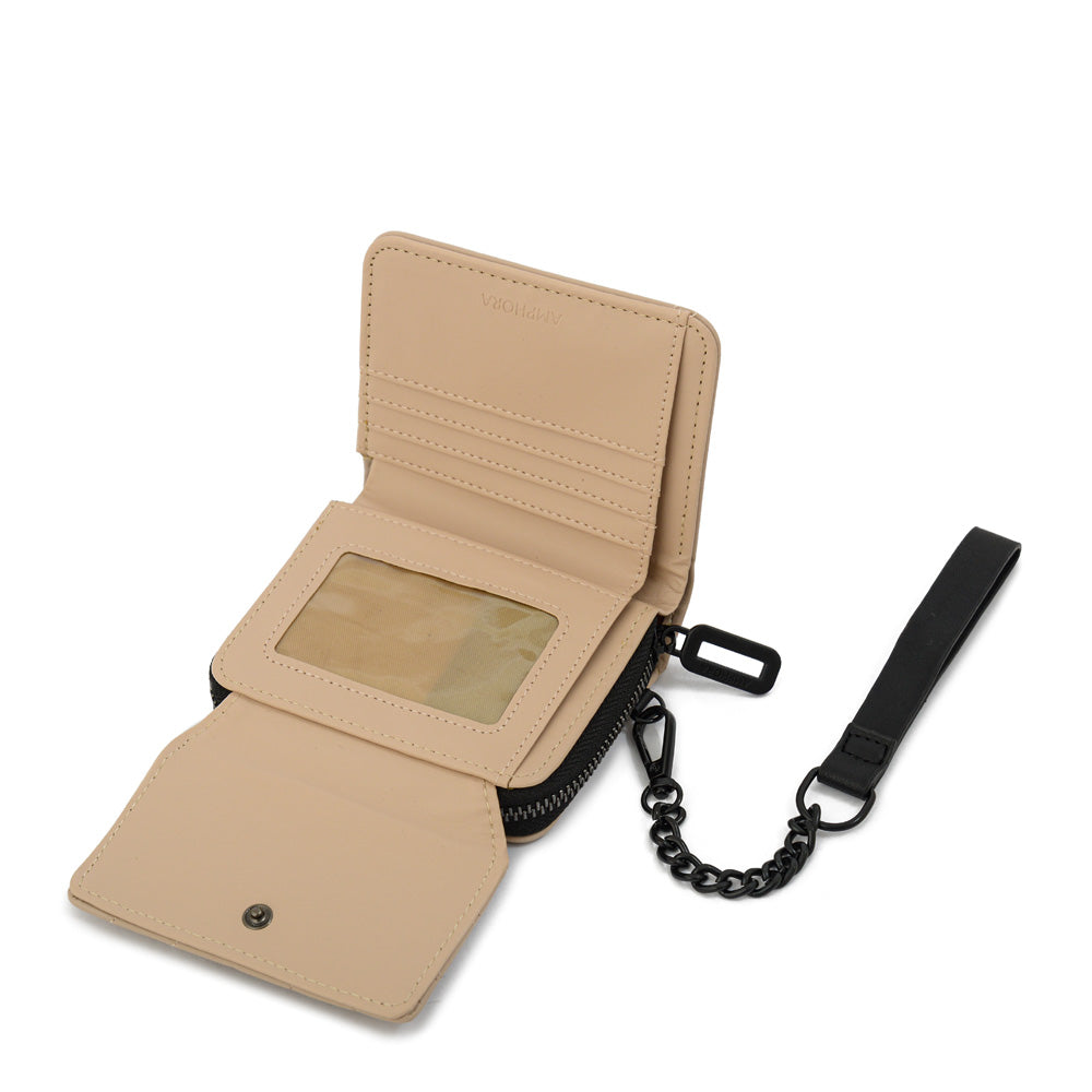 Billetera Pequeña Muller Beige