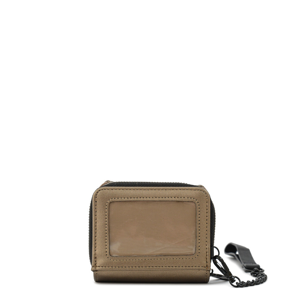Billetera Pequeña Muller Plateado