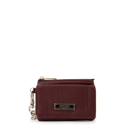Monedero Guinea Burdeo