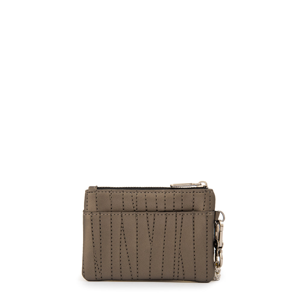 Monedero Guinea Plateado Oscuro