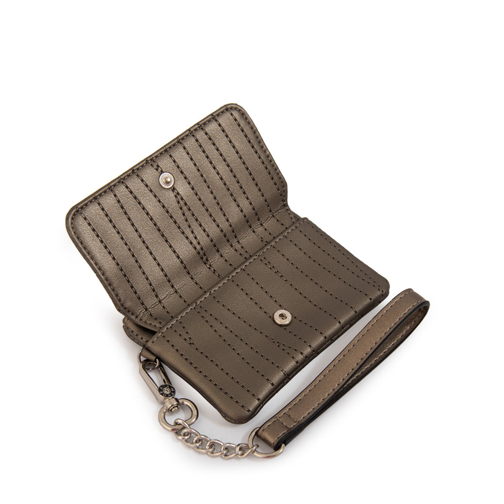 Monedero Guinea Plateado Oscuro