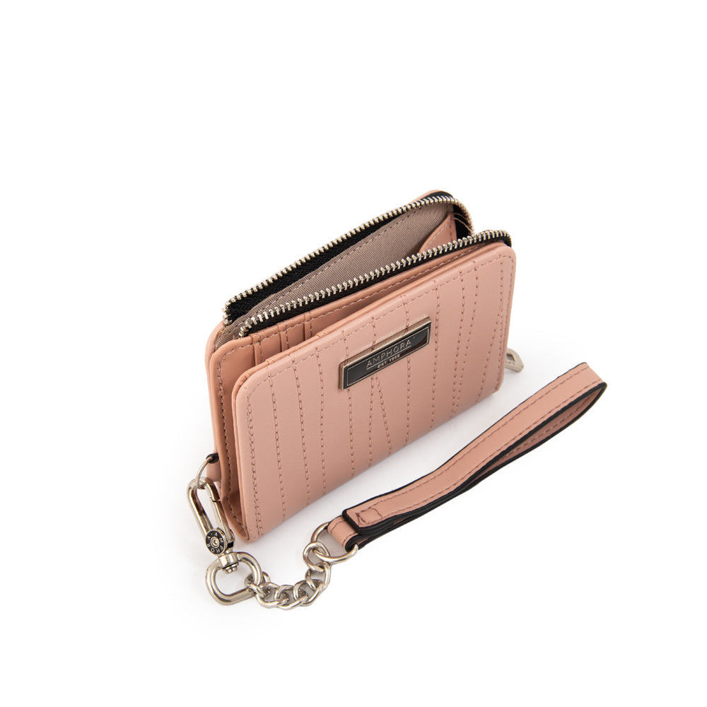 Billetera Pequeña Guinea Rosado Claro