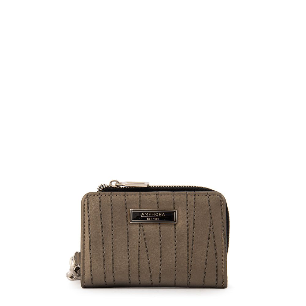 Billetera Pequeña Guinea Plateado Oscuro