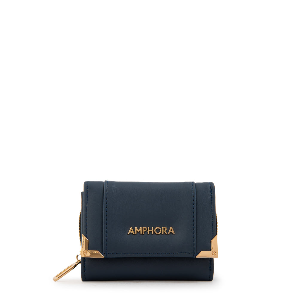 Billetera Pequeña Corcega Azul Oscuro