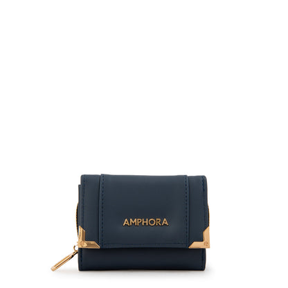 Billetera Pequeña Corcega Azul Oscuro