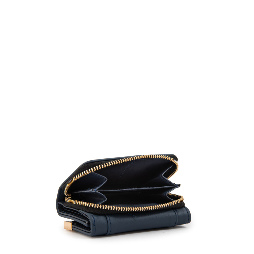 Billetera Pequeña Corcega Azul Oscuro