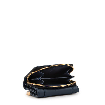 Billetera Pequeña Corcega Azul Oscuro