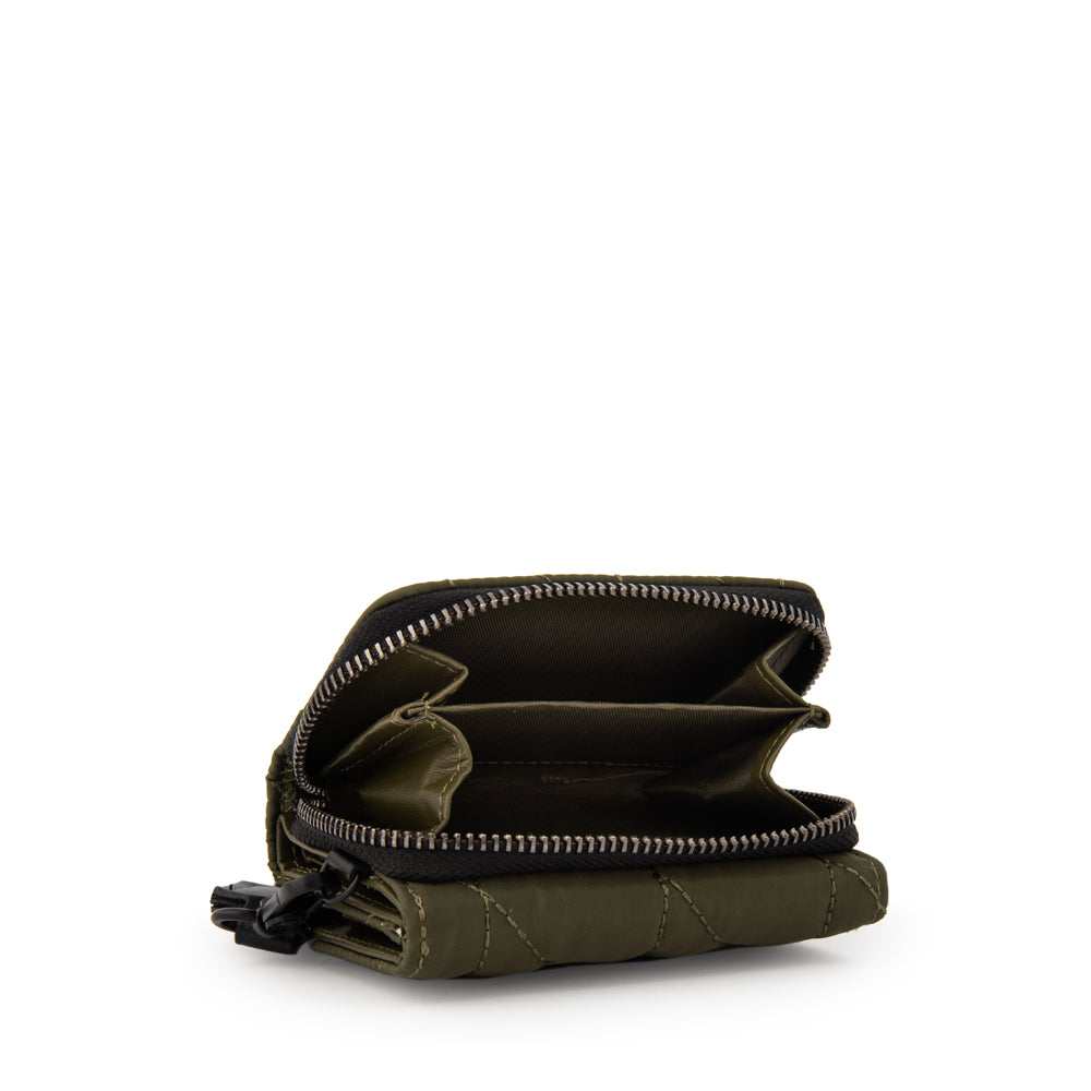 Billetera Pequeña Lucia Verde Oscuro