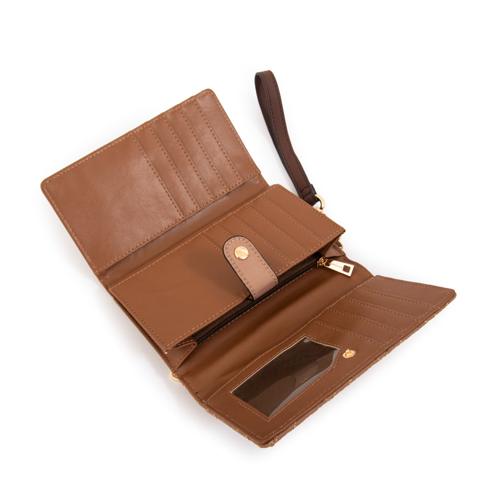 Billetera Gambia Beige Oscuro