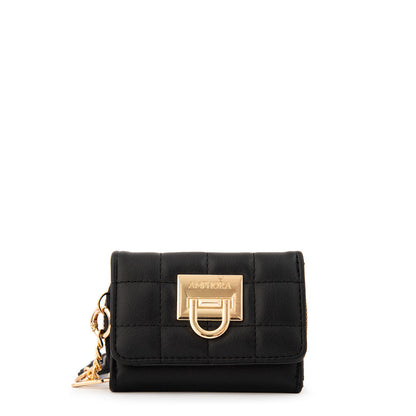 Billetera Pequeña Grecia Negro