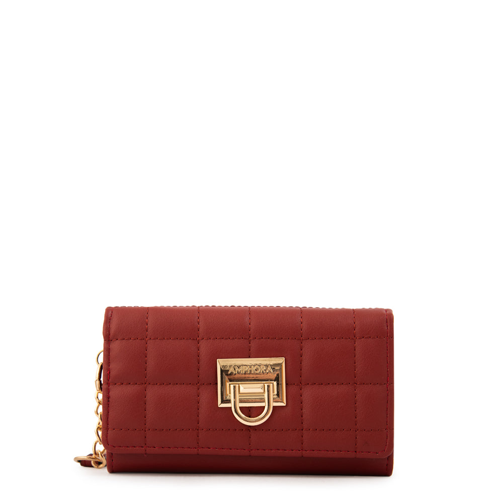 Billetera Grecia Rojo