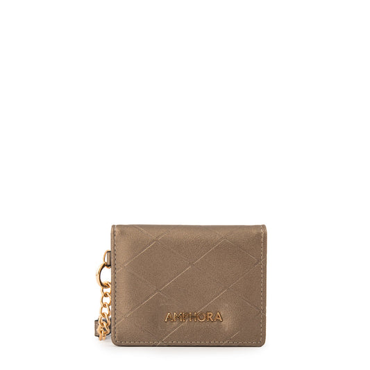 Tarjetero Suiza Plateado Oscuro