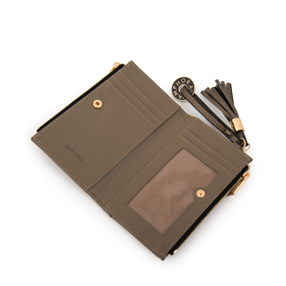 Billetera Pequeña Etiopia Plateado Oscuro