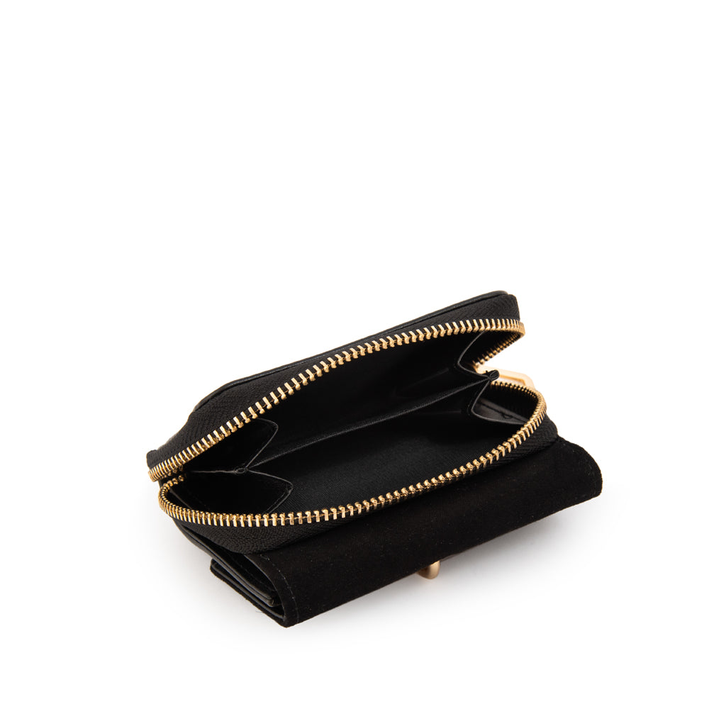 Billetera Pequeña Maggie Negro