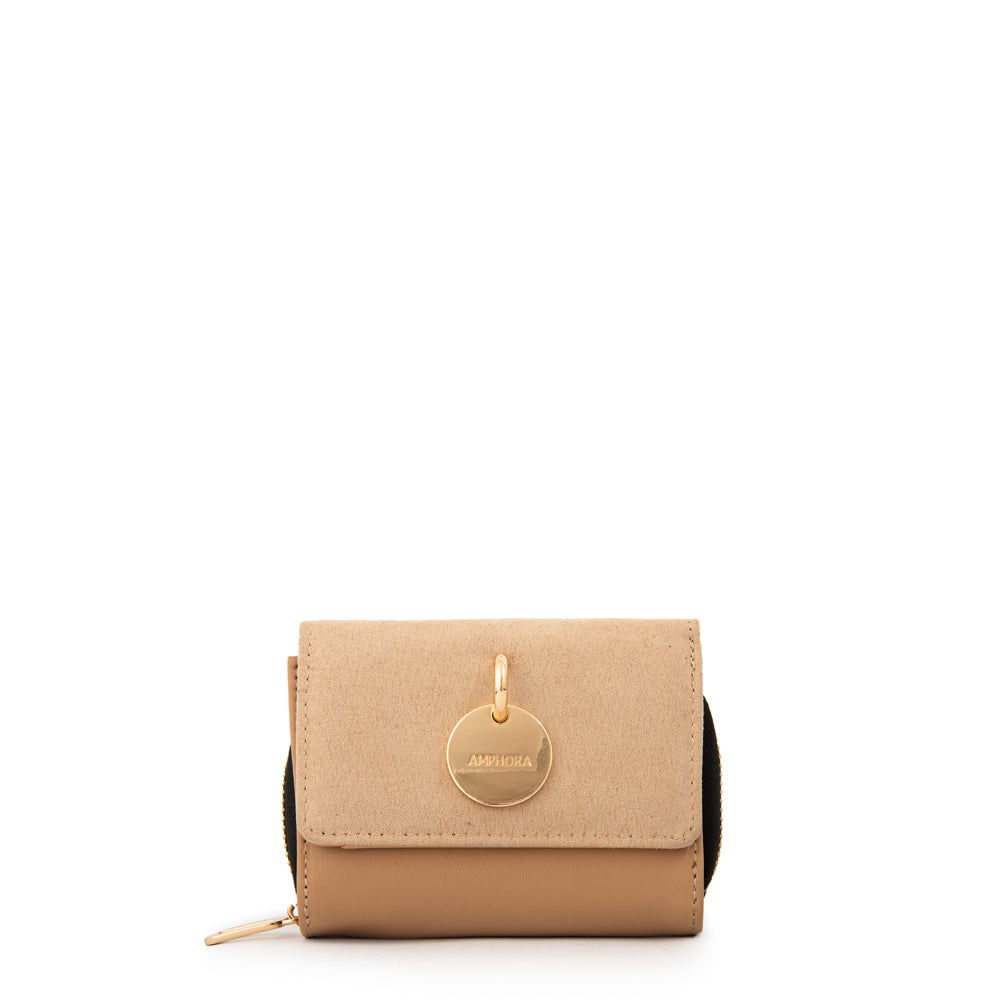 Billetera Pequeña Maggie Beige