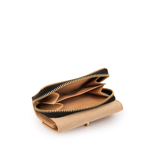 Billetera Pequeña Maggie Beige