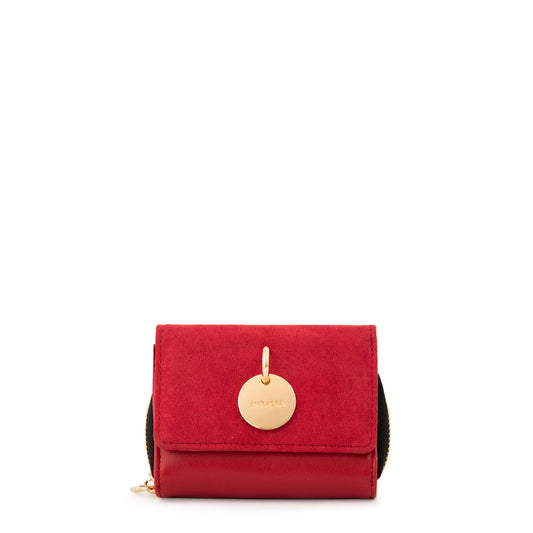 Billetera Pequeña Maggie Rojo