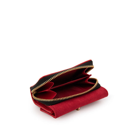 Billetera Pequeña Maggie Rojo