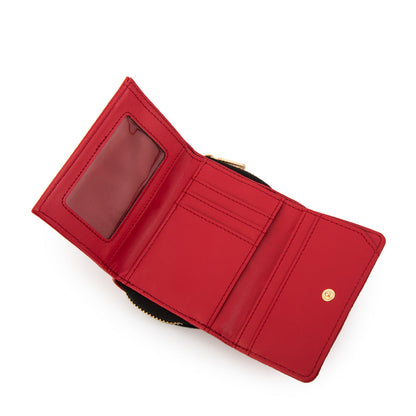 Billetera Pequeña Maggie Rojo