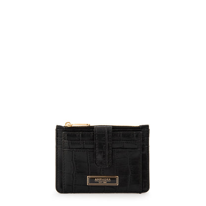 Billetera Cierre Exterior Lupita Negro