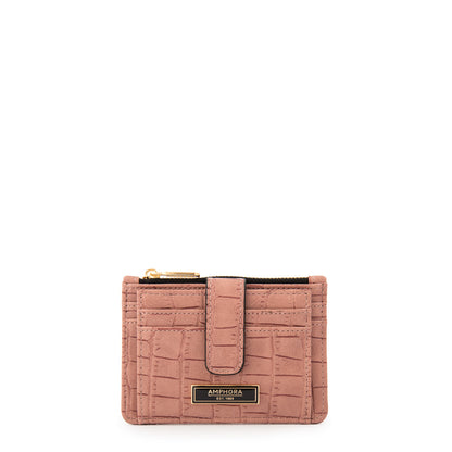 Billetera Cierre Exterior Lupita Rosado Viejo