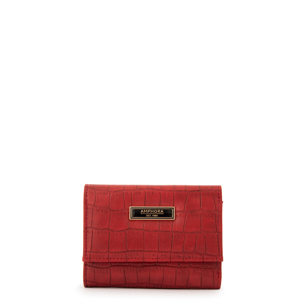 Billetera Pequeña Lupita Rojo