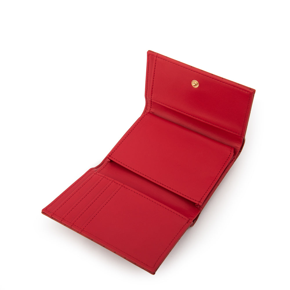Billetera Pequeña Lupita Rojo