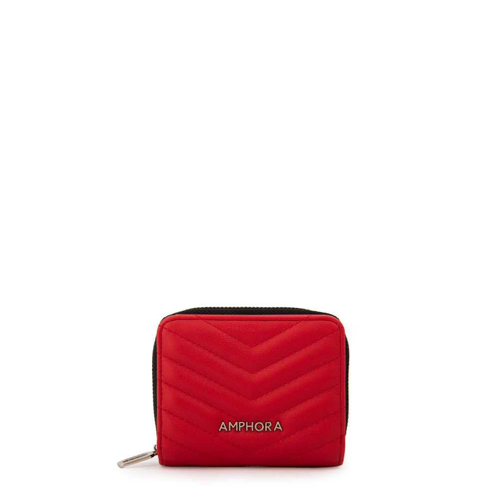 Billetera Pequeña Marina Rojo