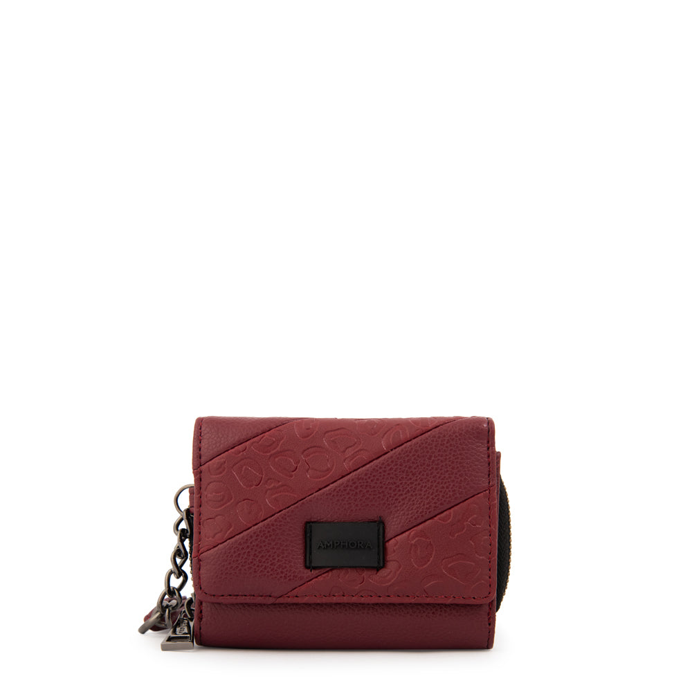 Billetera Pequeña Aneu Rojo
