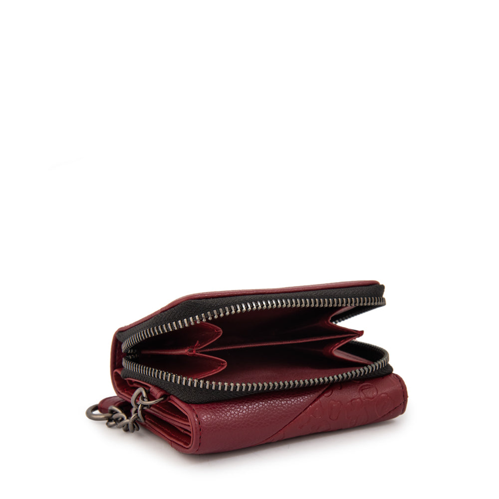 Billetera Pequeña Aneu Rojo