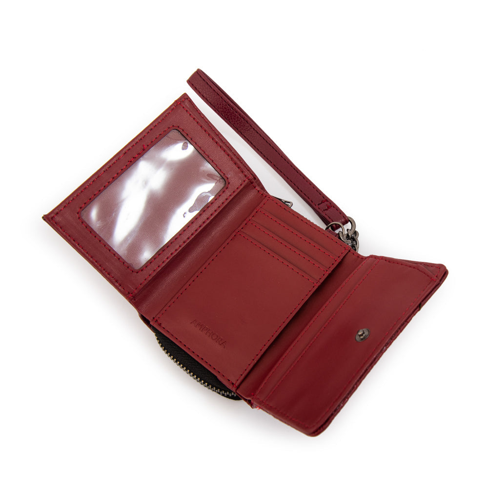 Billetera Pequeña Aneu Rojo