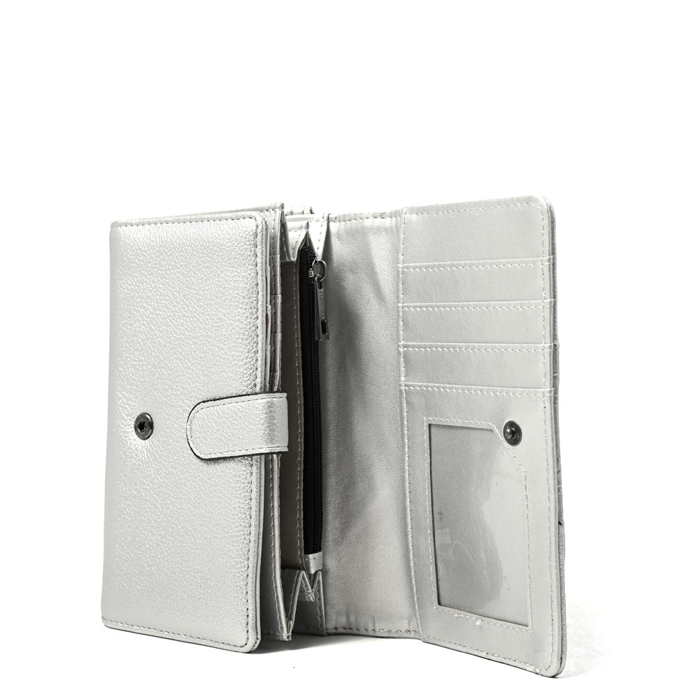Billetera Aneu Plateado