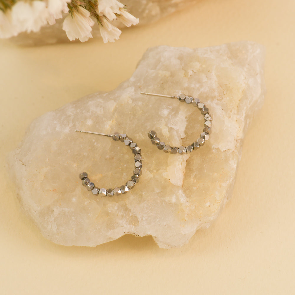 Aretes Marrakesh Plateado