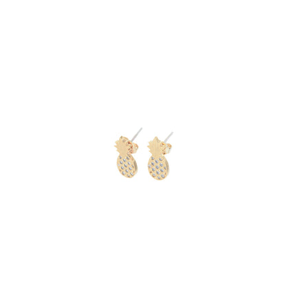 Aretes Pineapple Dorado