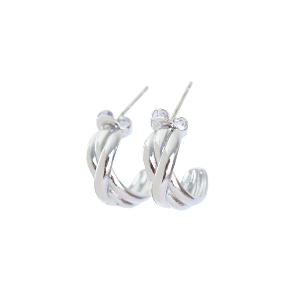 Aretes Triana Plateado