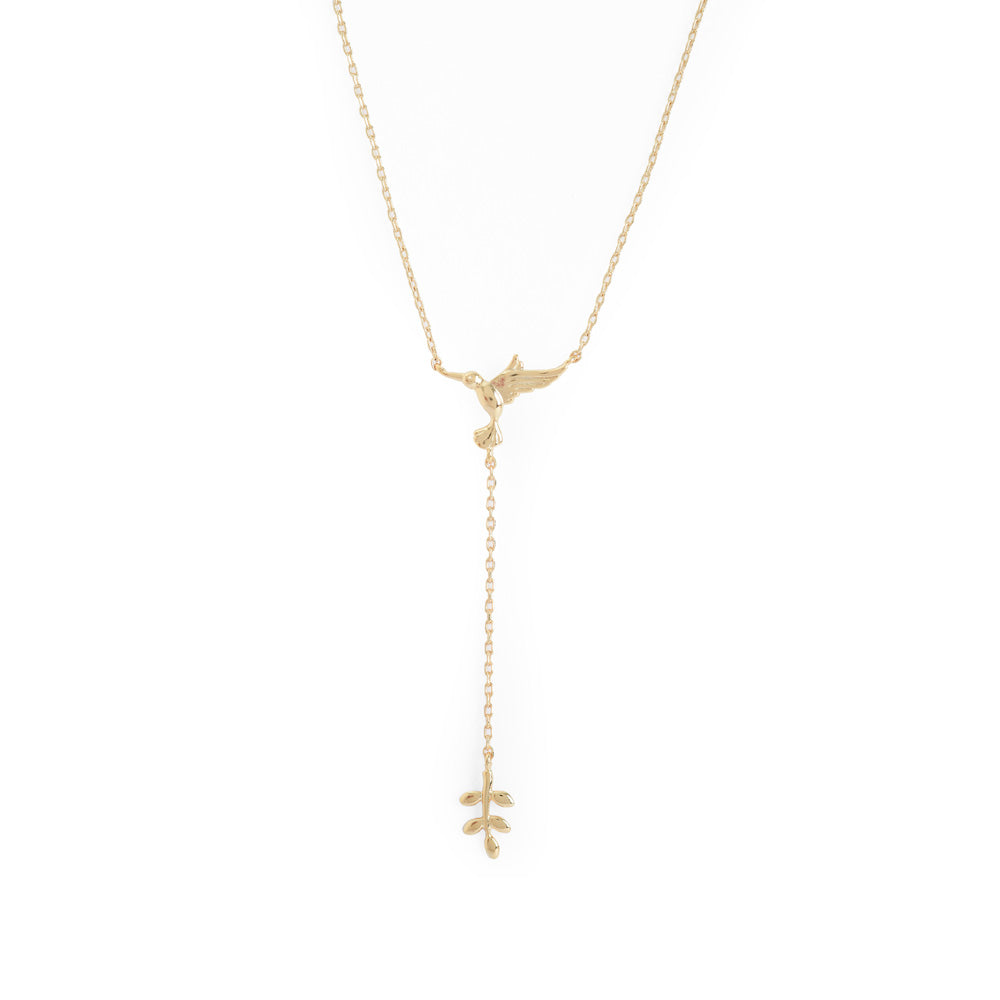 Collar Animals Picaflor Dorado