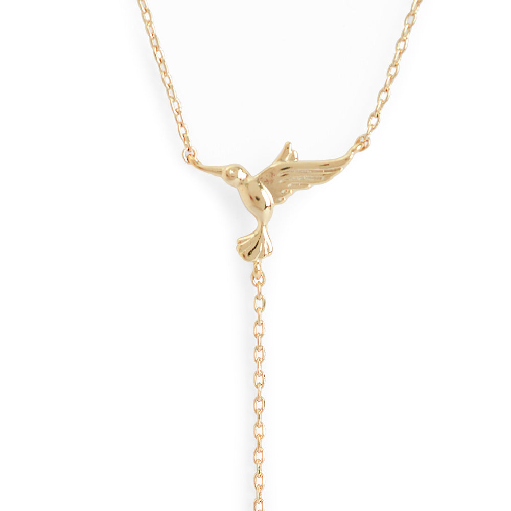 Collar Animals Picaflor Dorado